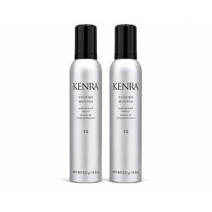 Kenra Volume Mousse 12 Medium Hold Styling Foam 8.0 Fl Oz Lot of 2